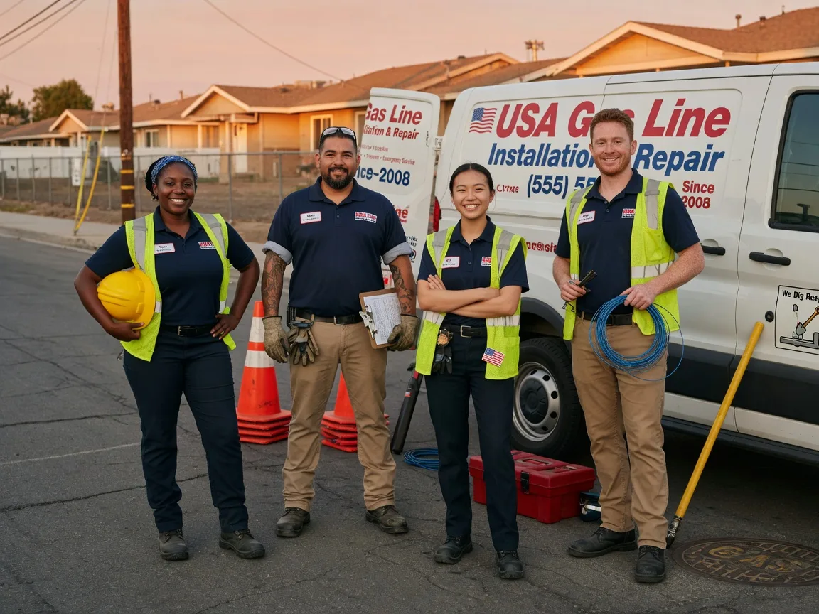 Gas Line Installation company in Teague, TX